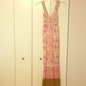 Ann Taylor Loft Silk Maxi Dress